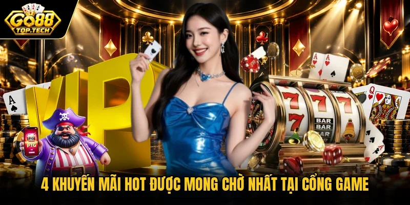 4 khuyến mãi hot được mong chờ nhất tại cổng game