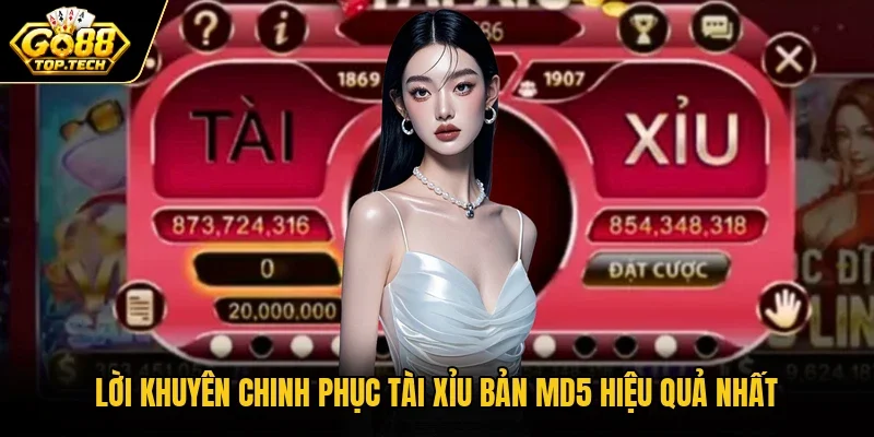 Lời khuyên chinh phục Tài Xỉu bản MD5 hiệu quả nhất