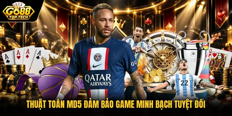 Thuật toán MD5 đảm bảo game minh bạch tuyệt đối